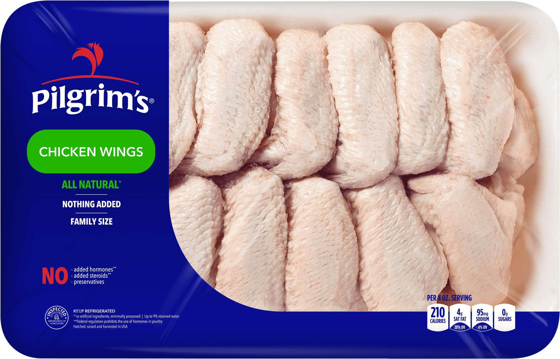 Pilgrims Chicken Wings Packaging PNG