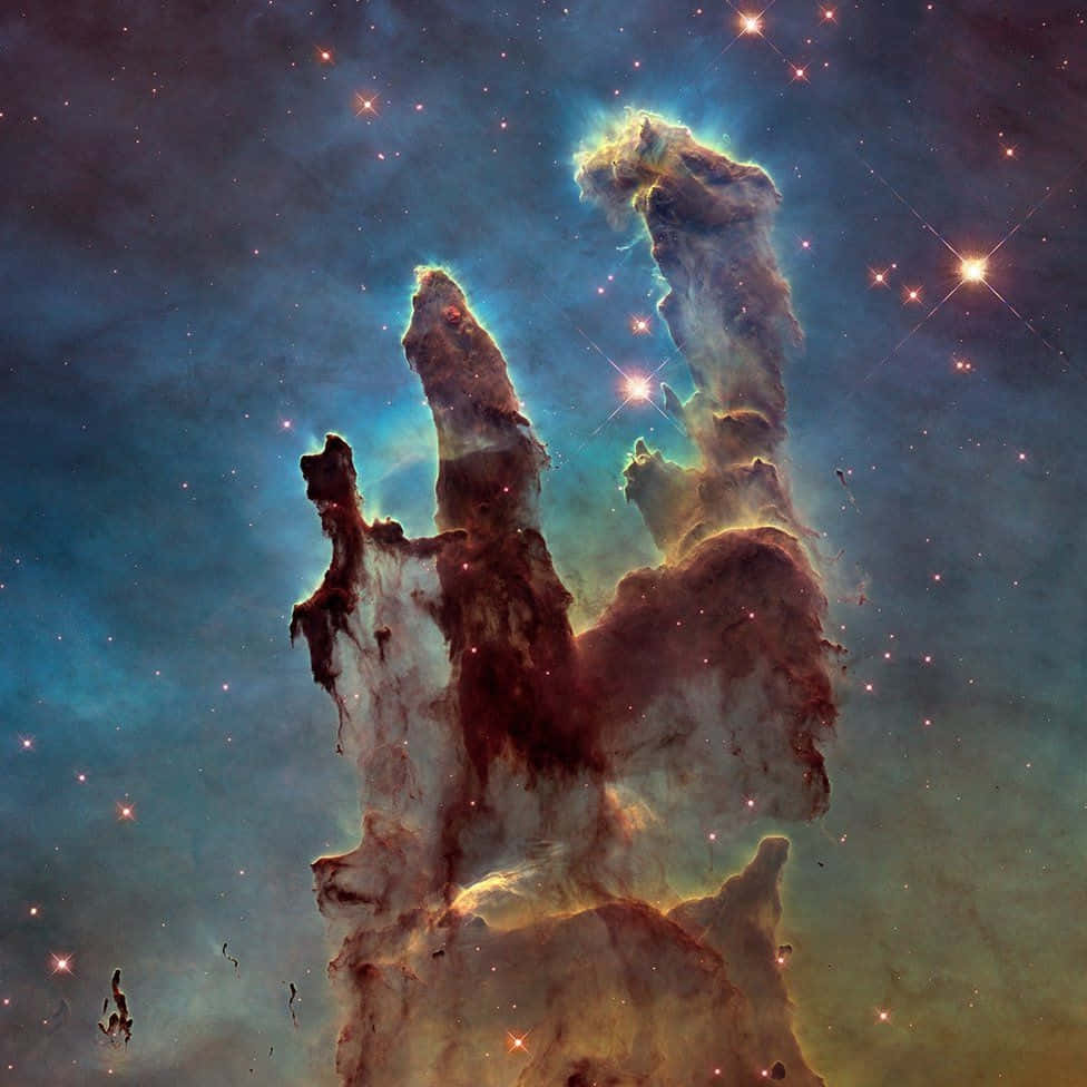 Pilar-pilar Pencipta Nebula Luar Angkasa Wallpaper