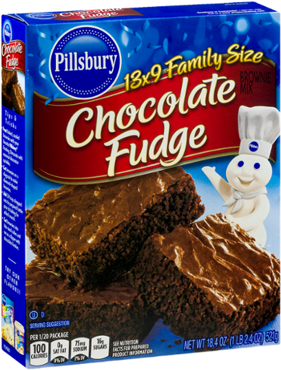 Download Pillsbury Chocolate Fudge Brownie Mix Box | Wallpapers.com