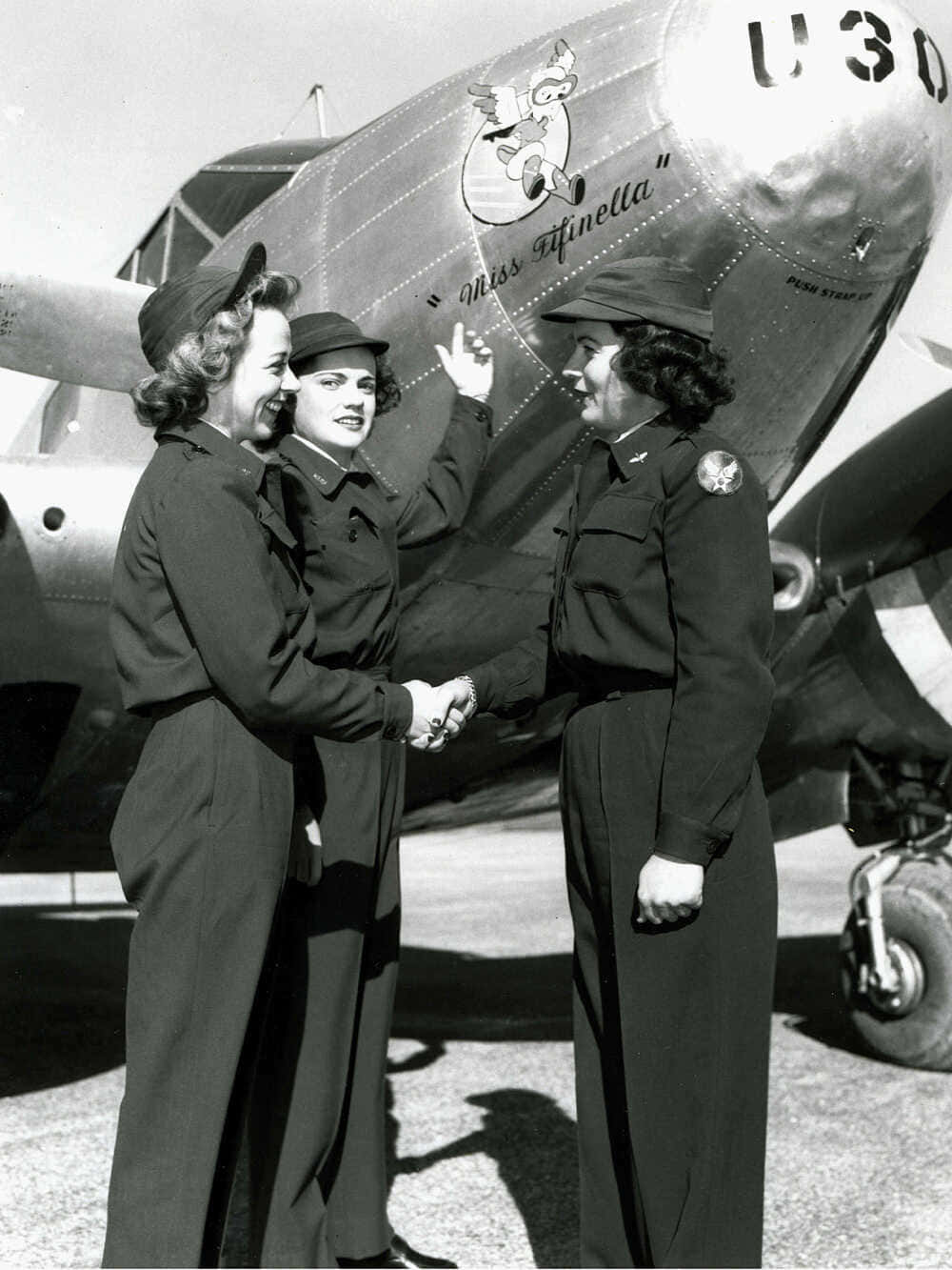 Greyscale Three Women Pilot Picture