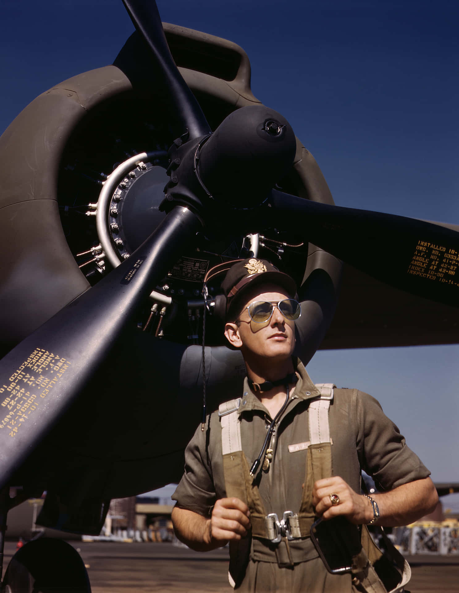 Man Pilot In Aircraft Picture