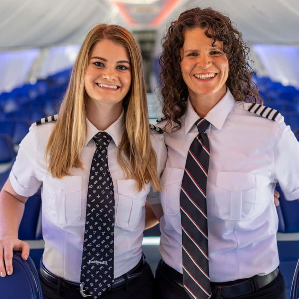 Two Female Airline Pilot Picture