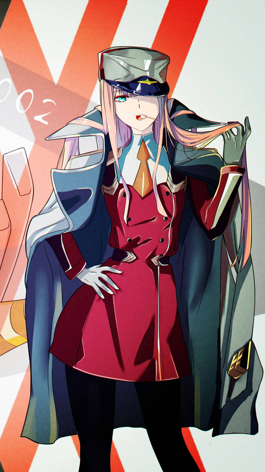 Darling in the Franxx: Pilot Zero Two Embodies the Ultimate Power Couple Wallpaper