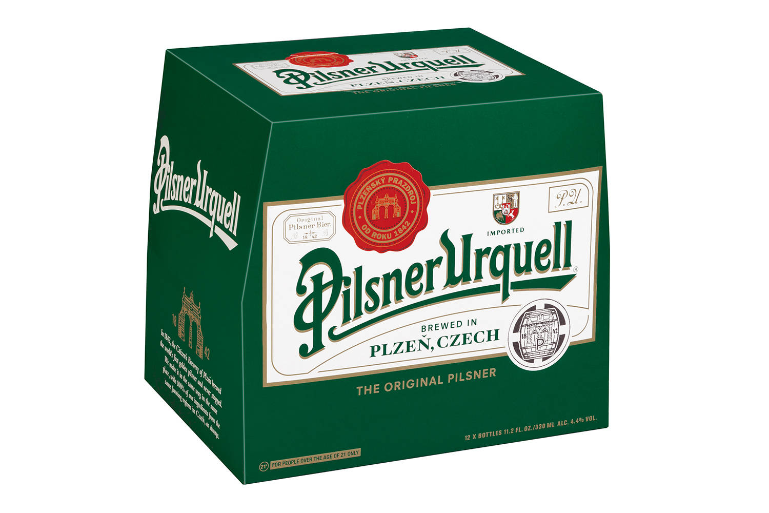 A Box of Pilsner Urquell Beer Wallpaper
