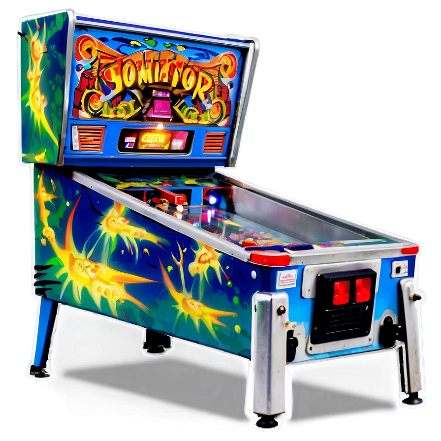 Pinball Flipper Action Png 06242024 PNG