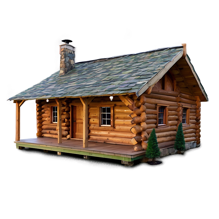 Pine Cabin In The Woods Png Xew PNG