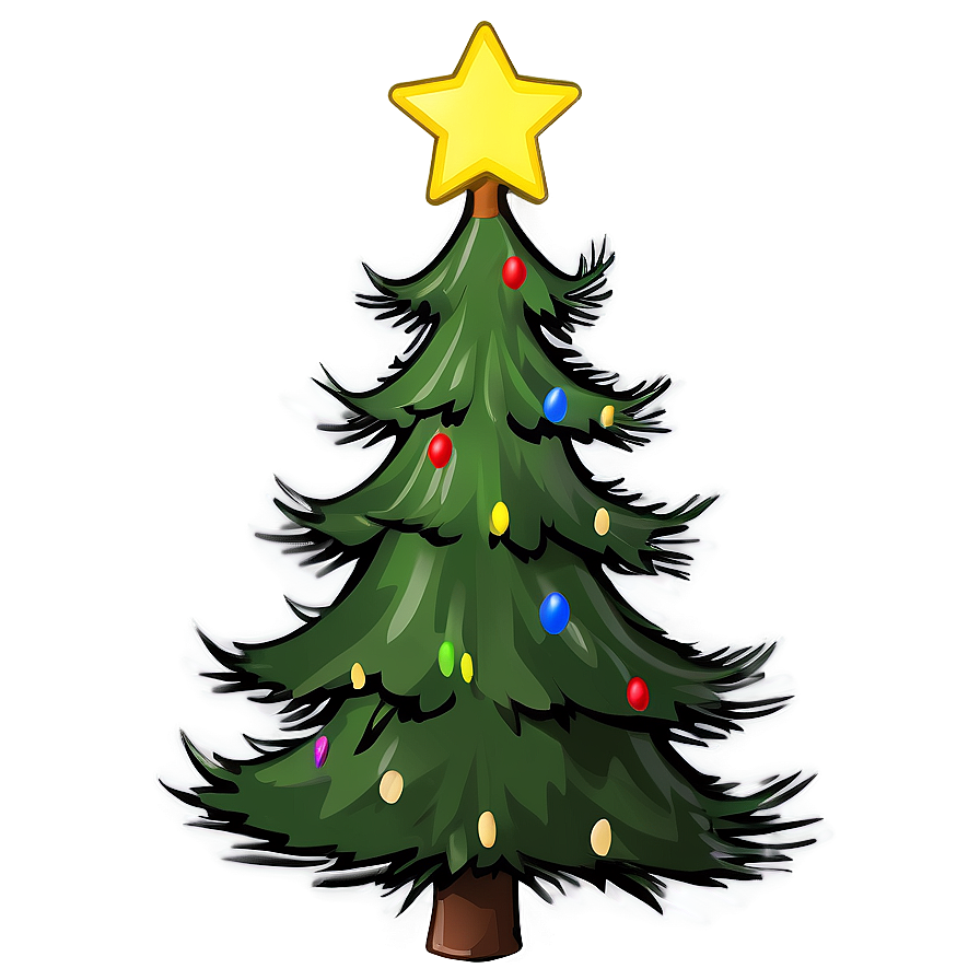 Pine Christmas Tree Png 04292024 PNG