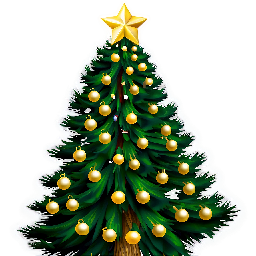 Pine Christmas Tree Png Lnh42 PNG
