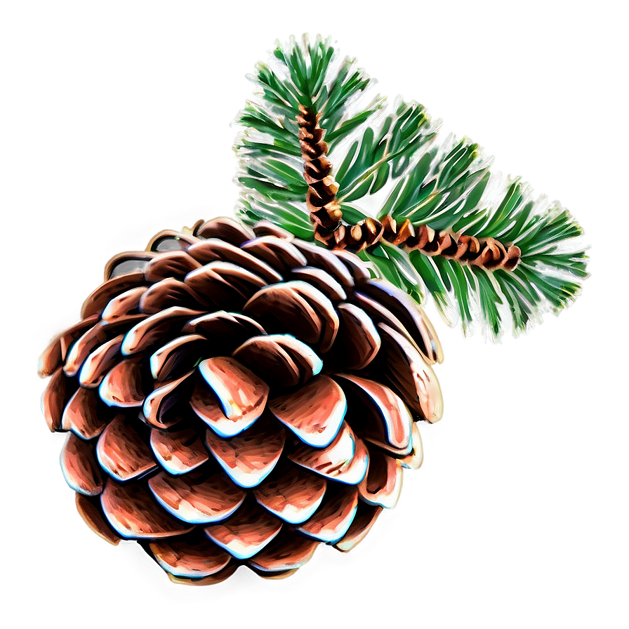 Pine Cone Decoration Png Onx PNG