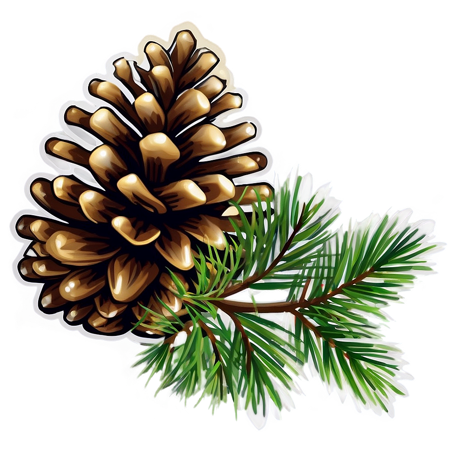 Pine Cone Design Png Jrc PNG