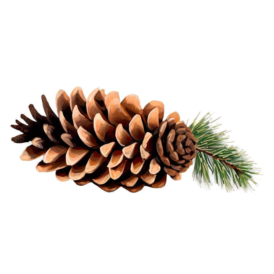 Pine Cone Illustration Png 51 PNG