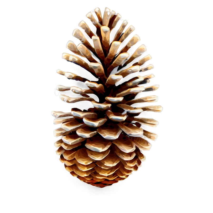 Pine Cone Illustration Png Uvs PNG