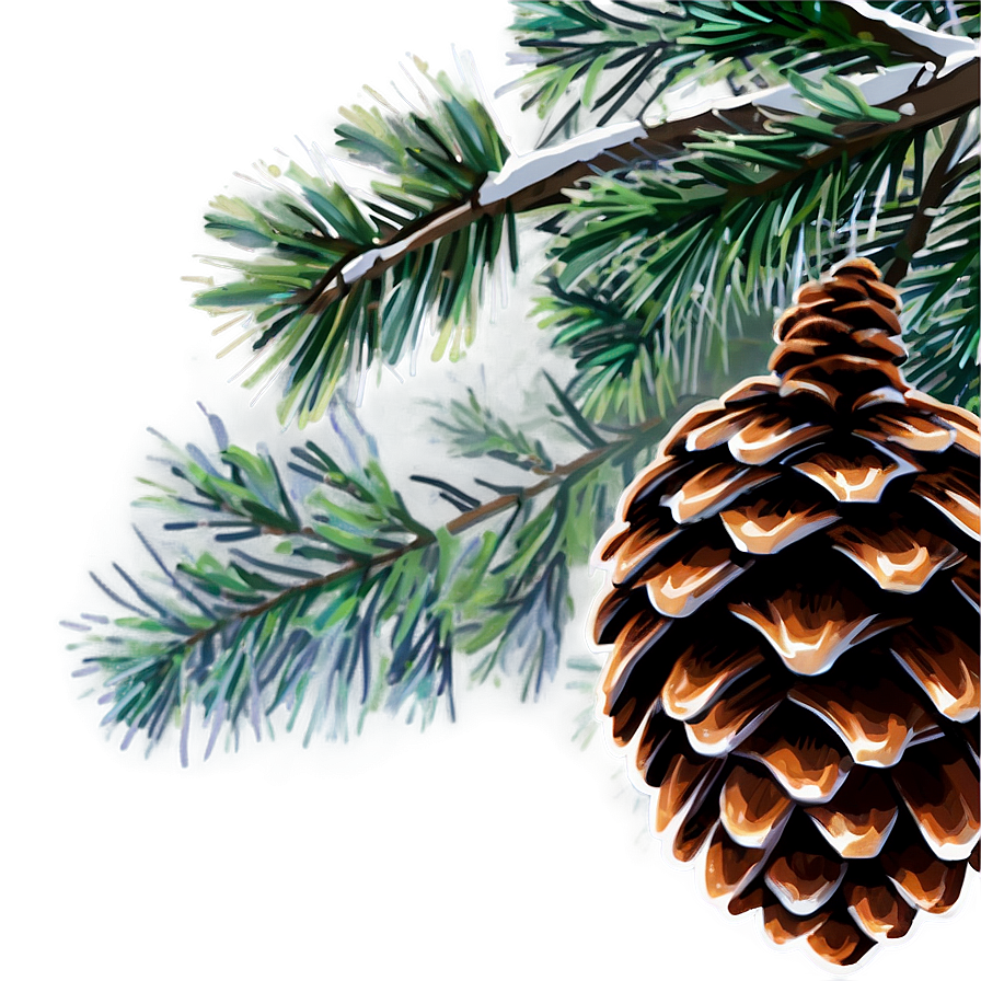 Pine Cone In Forest Png 06202024 PNG