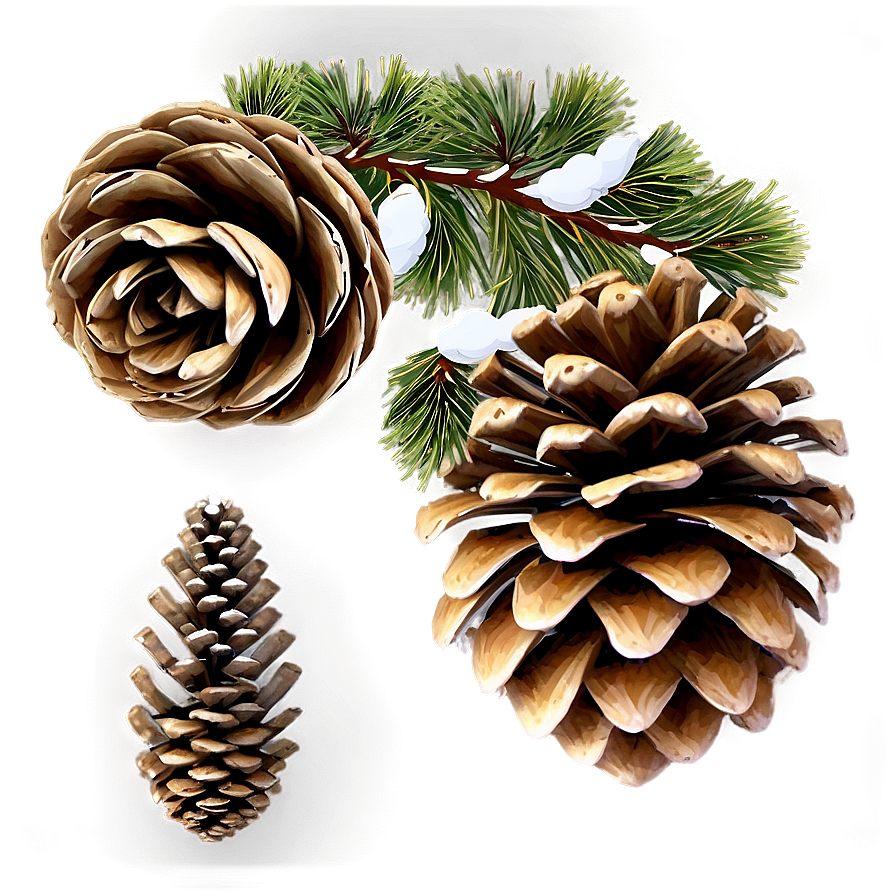 Pine Cone Pattern Background Png Dvc88 PNG