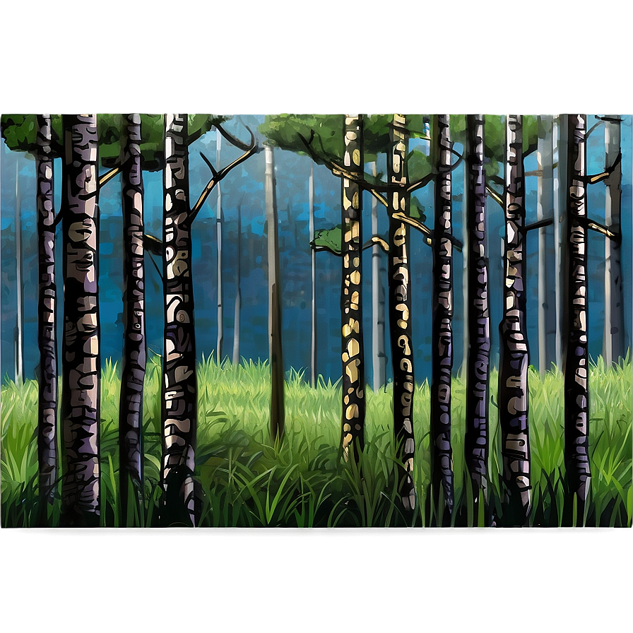 Pine Forest Landscape Png 97 PNG