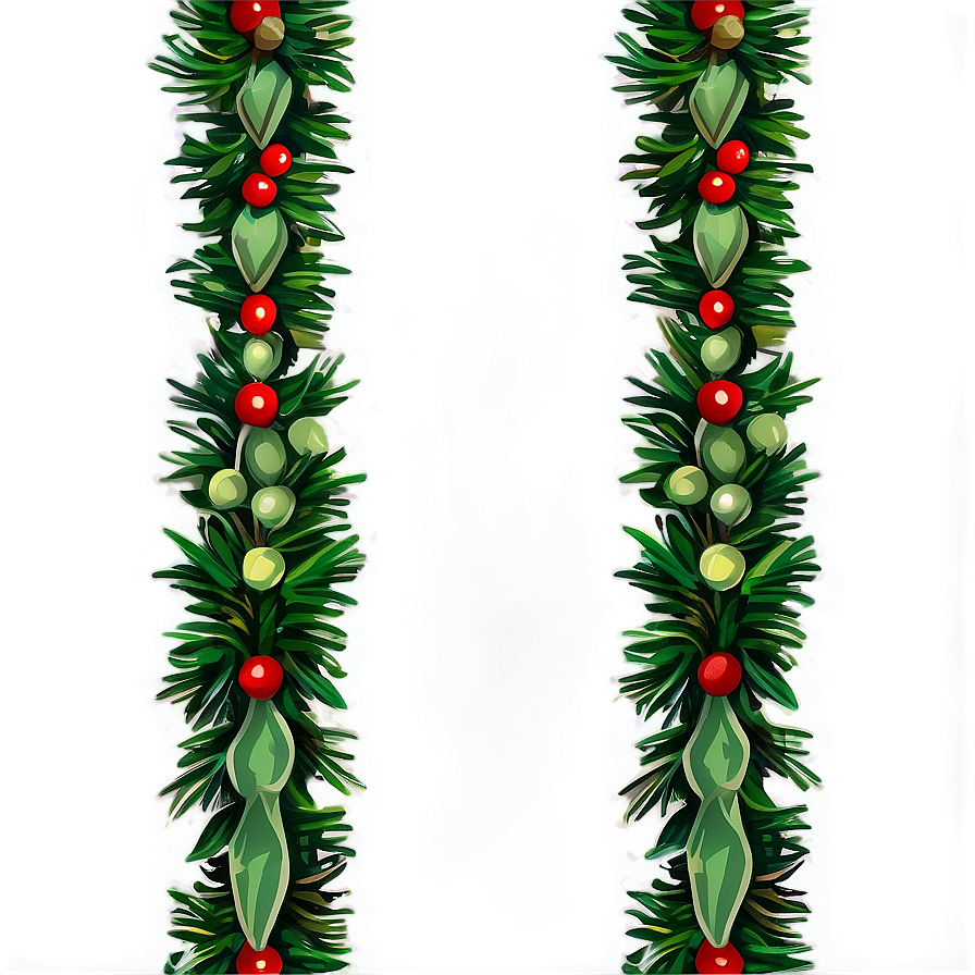 Pine Garland Clipart Png 72 PNG