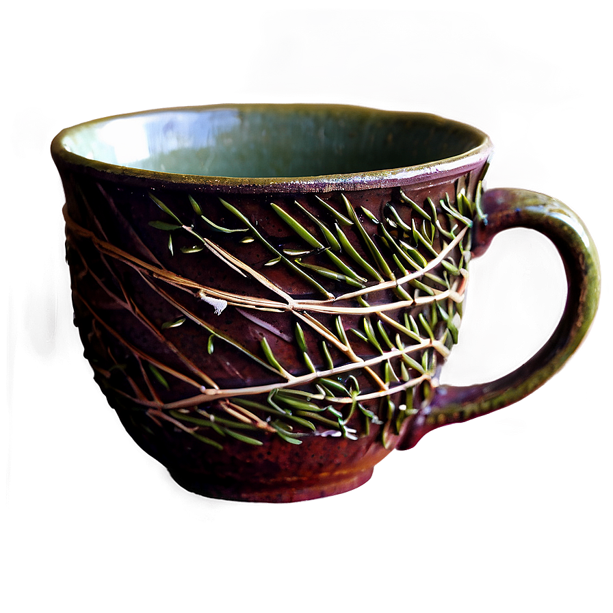 Pine Needle Tea Cup Png 06132024 PNG