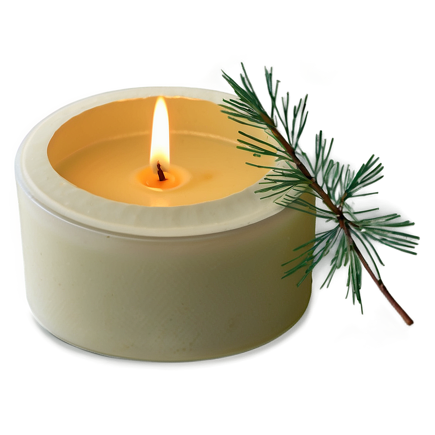 Pine Scented Candle Png 06132024 PNG