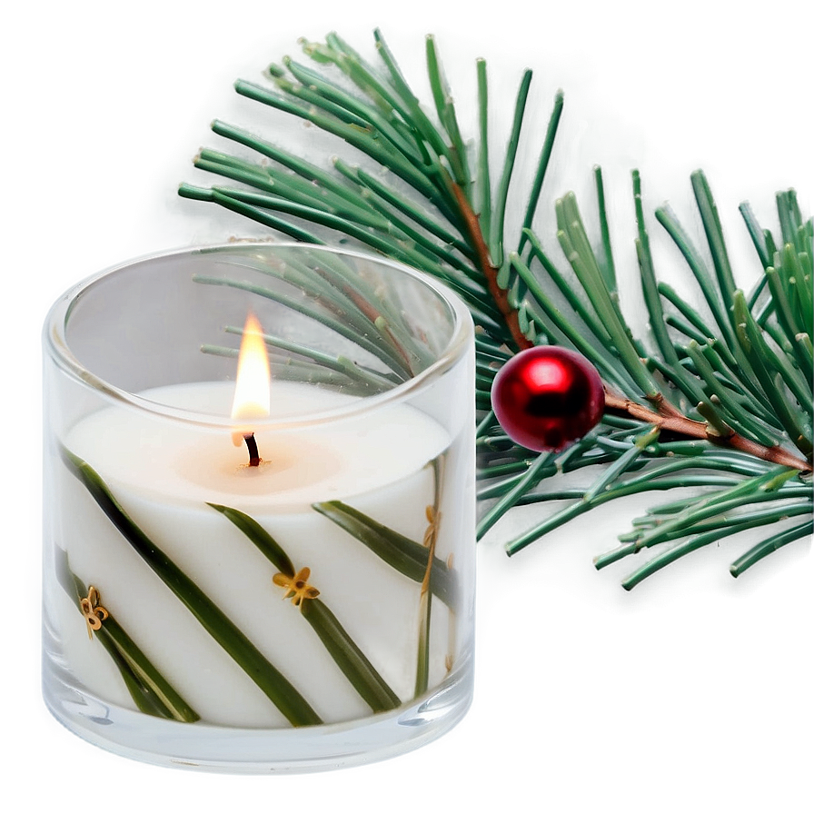 Pine Scented Candle Png Qiq69 PNG