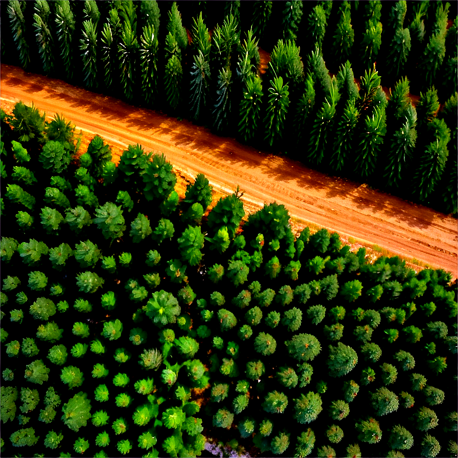 Pine Tree Farm Aerial Png 06132024 PNG