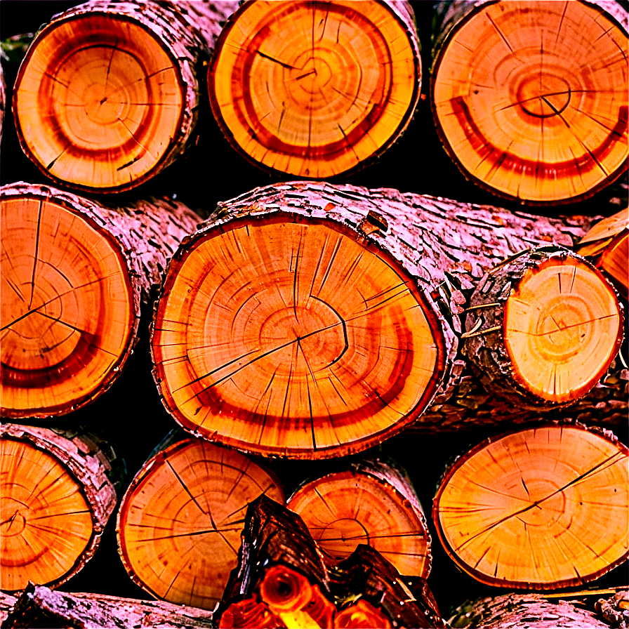 Pine Tree Firewood Stack Png Iuu PNG