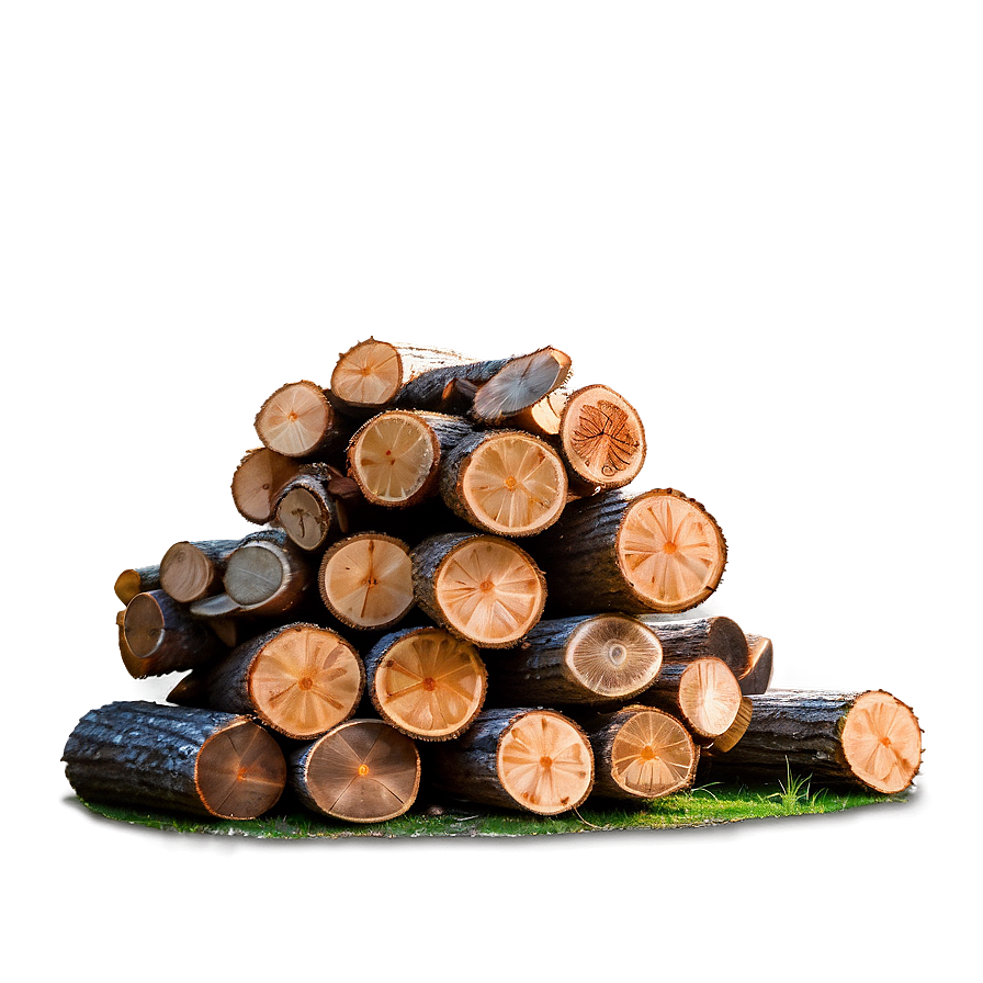 Pine Tree Firewood Stack Png Sig14 PNG