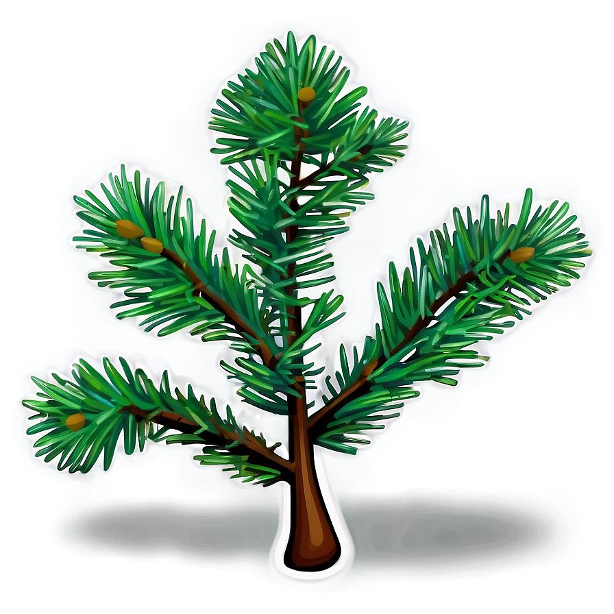 Pine Tree Line Art Png 63 PNG