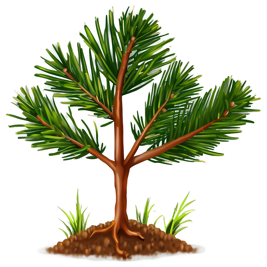 Pine Tree Seedling Png Qig56 PNG