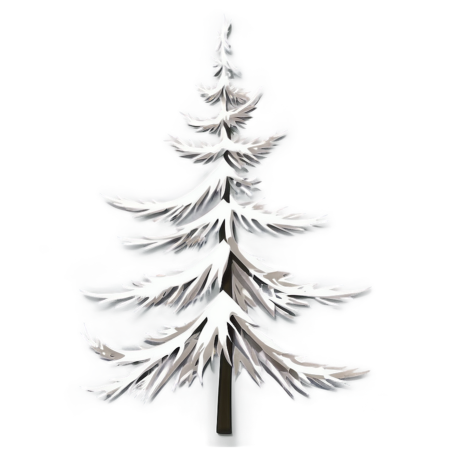 Pine Tree Silhouette Png Nbw PNG