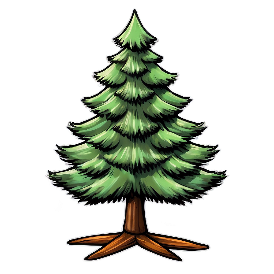 Pine Tree Sketch Png Ekc PNG