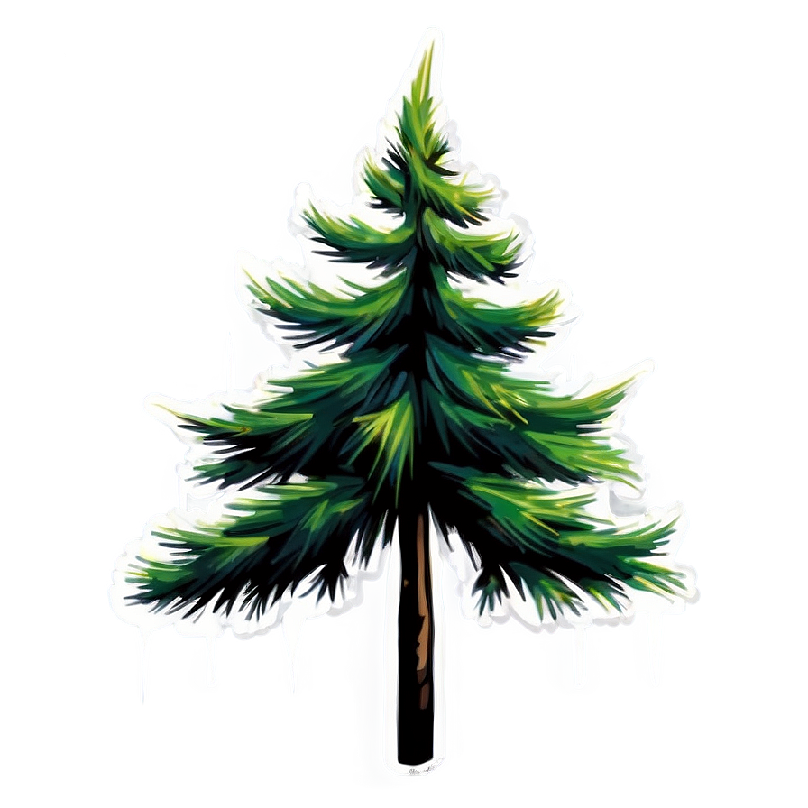 Pine Tree Vector Icon Png 7 PNG