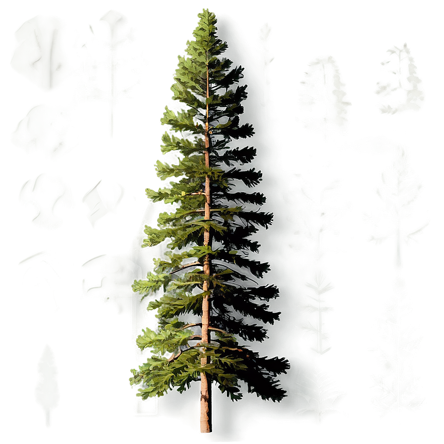 Pine Trees And River Png Kgb40 PNG