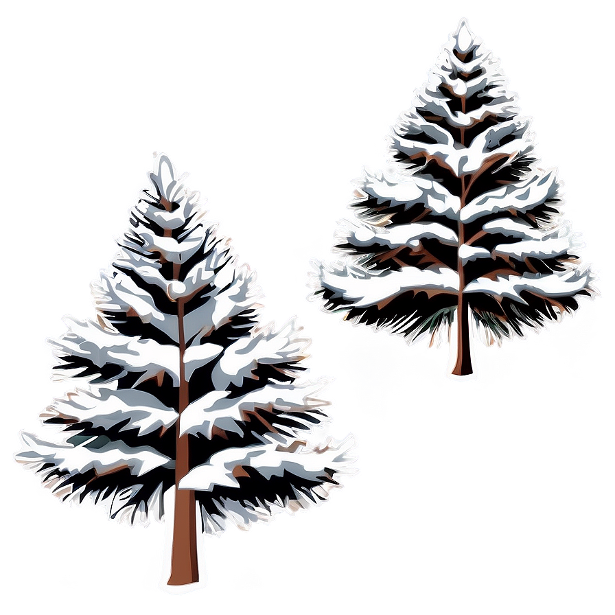 Pine Trees In Autumn Png Seg76 PNG