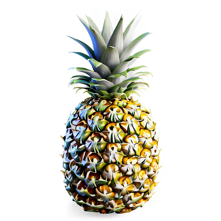 Pineapple 3d Png 05032024 PNG