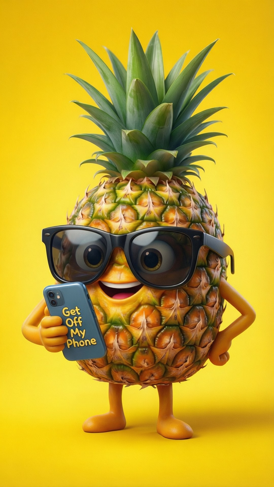 Ananas Attitude Wallpaper