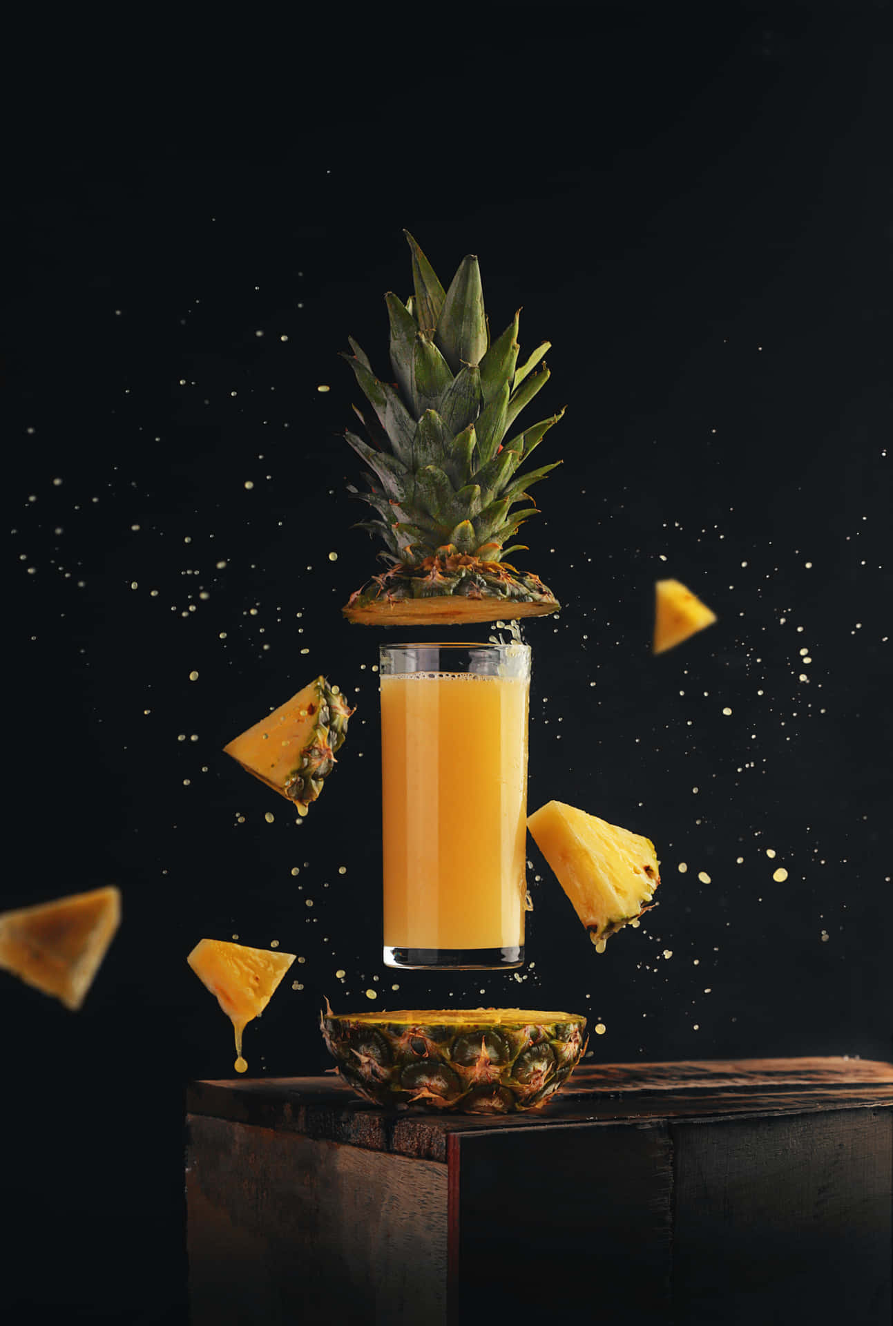Enjoy the sweet taste of a juicy pineapple!