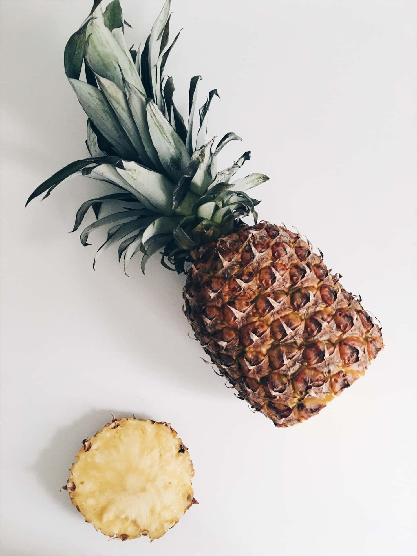 Genießeden Tropischen Geschmack Von Ananas