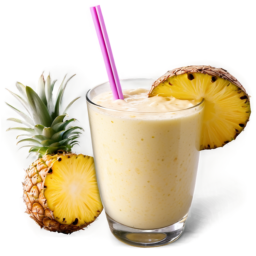 Download Pineapple Coconut Smoothie Png 25 | Wallpapers.com