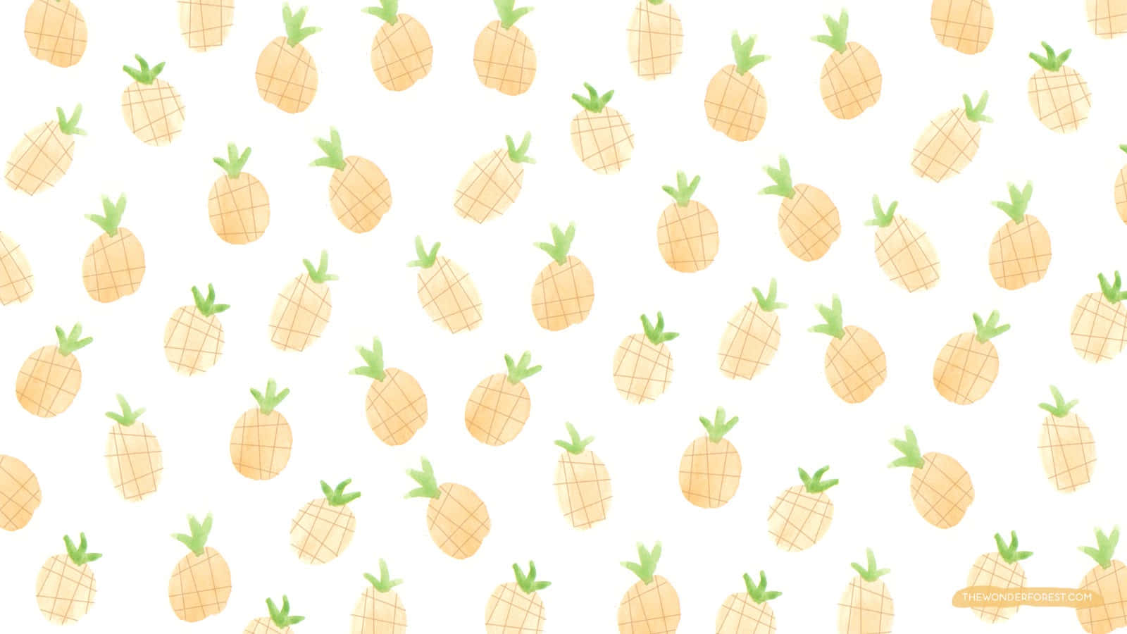 Enjoy the juicy sweetness of Pineapple Desktop Wallpaper