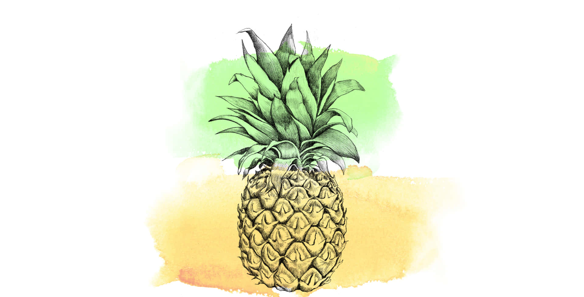 Nyd en sød skrivebordsoplevelse med ananas tapet! Wallpaper