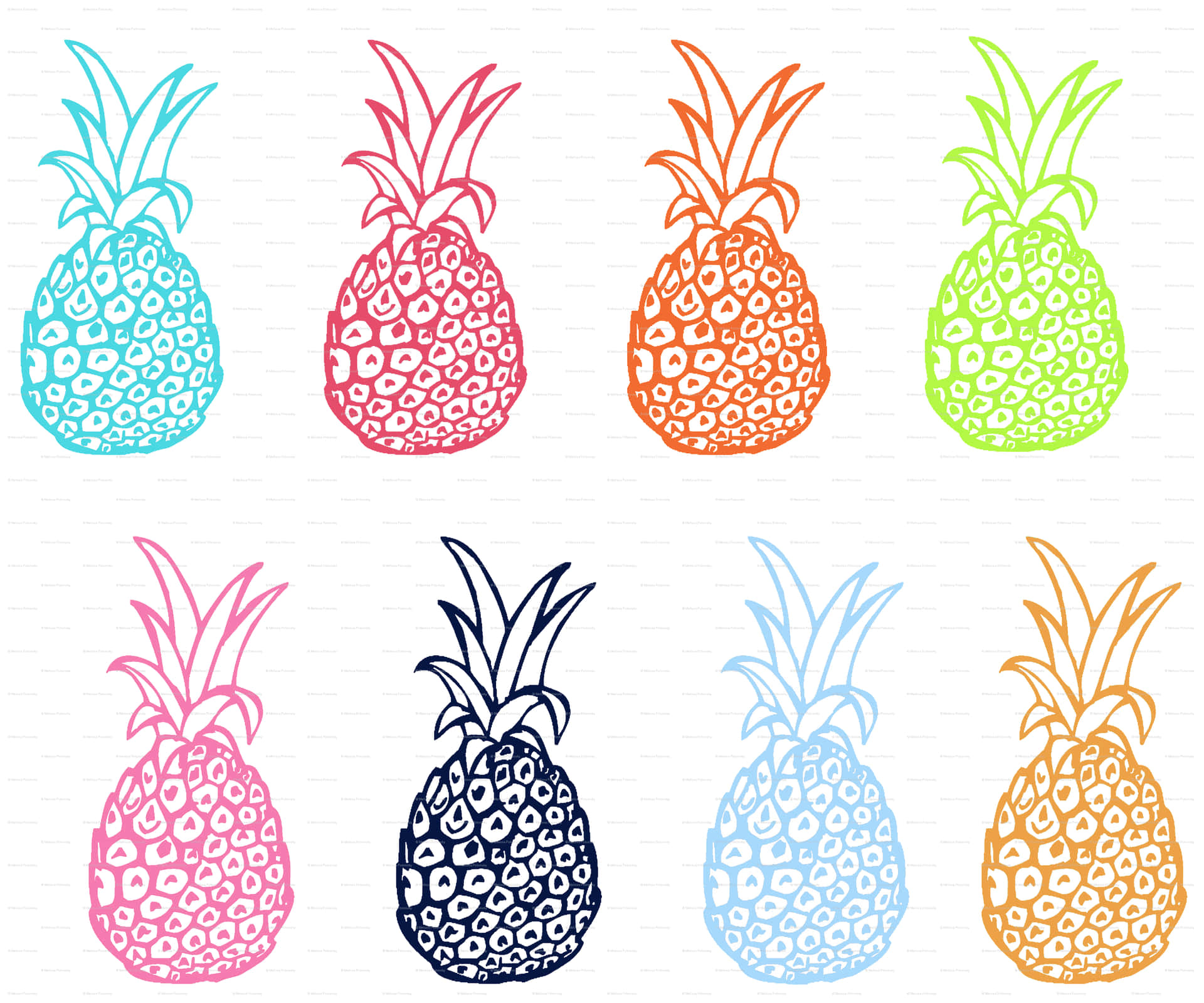 Genießensie Ein Köstliches Ananas-hintergrundbild Auf Ihrem Desktop. Wallpaper