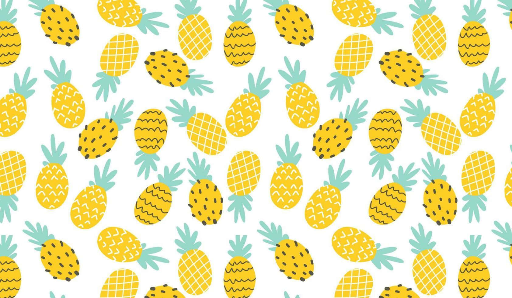 Ananasdesktop-hintergrund Wallpaper