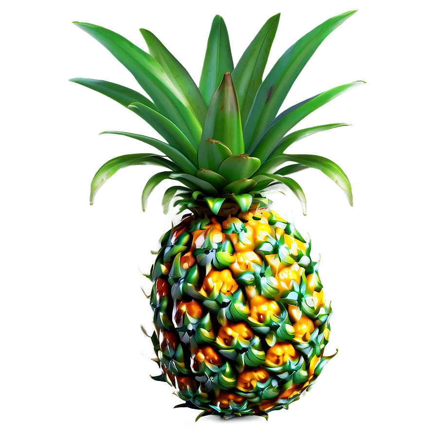 Pineapple Illustration Png 05032024 PNG