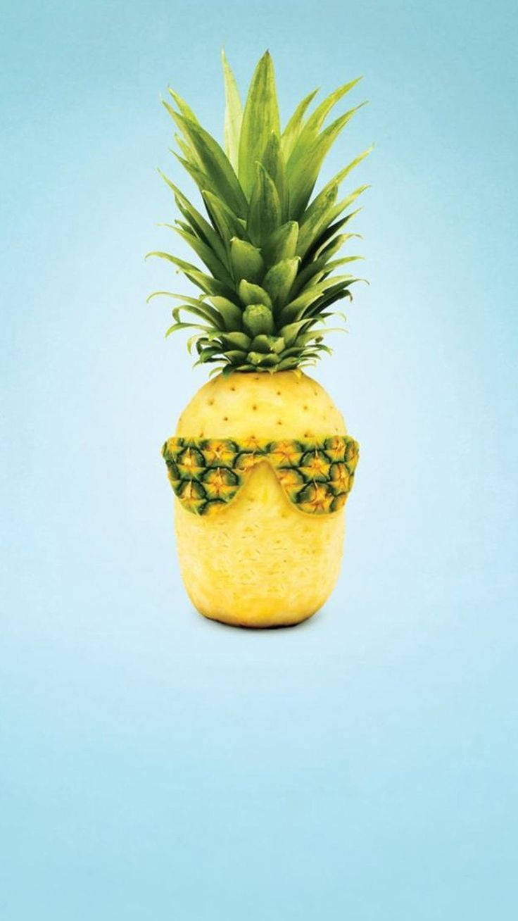 Hålldet Svalt, Iphone-stil Med Ananas! Wallpaper