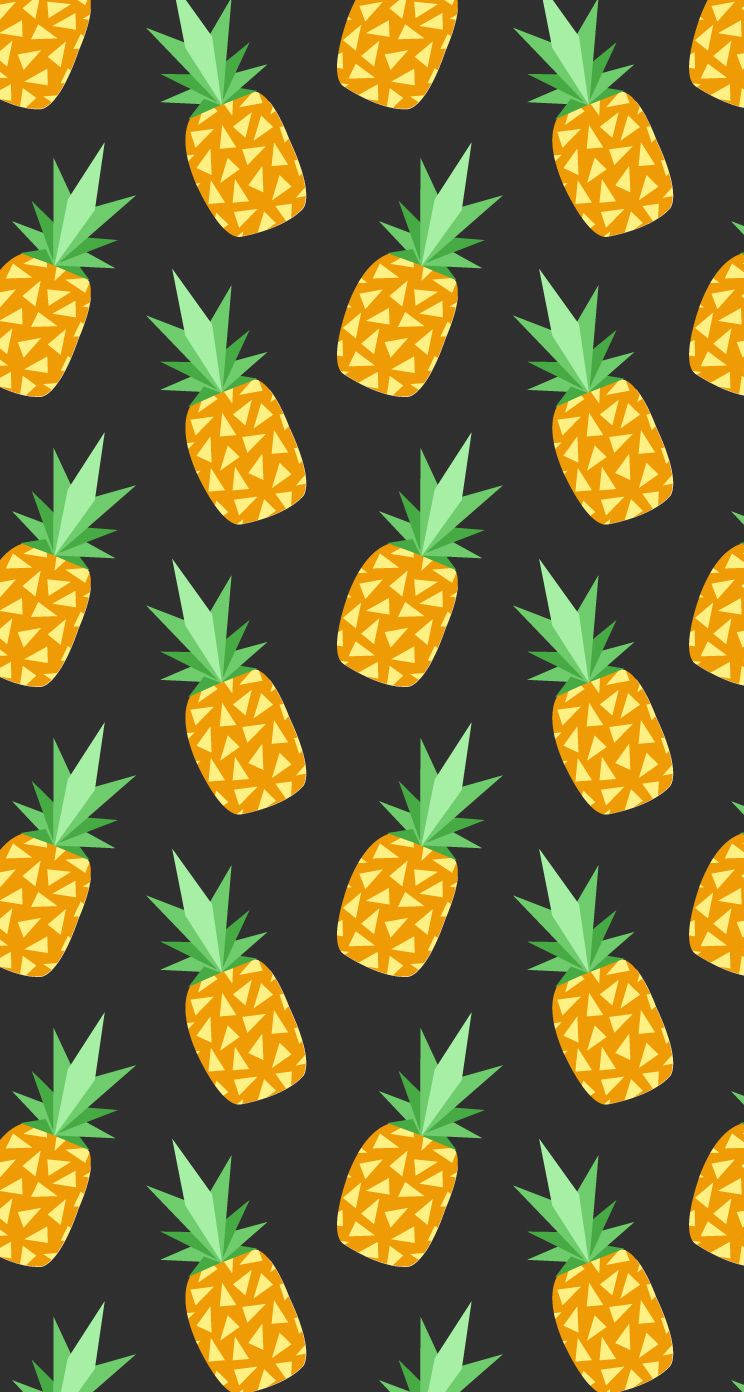 Make a statement with the Pineapple iPhone Wallpaper