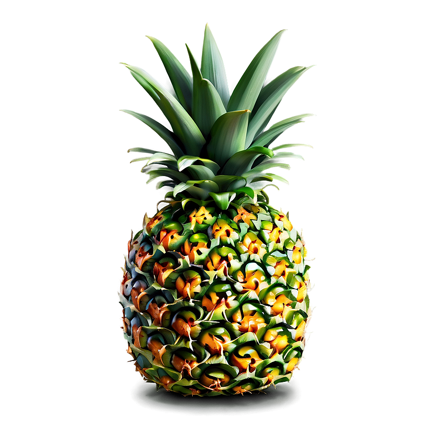Pineapple Outline Png Des18 PNG
