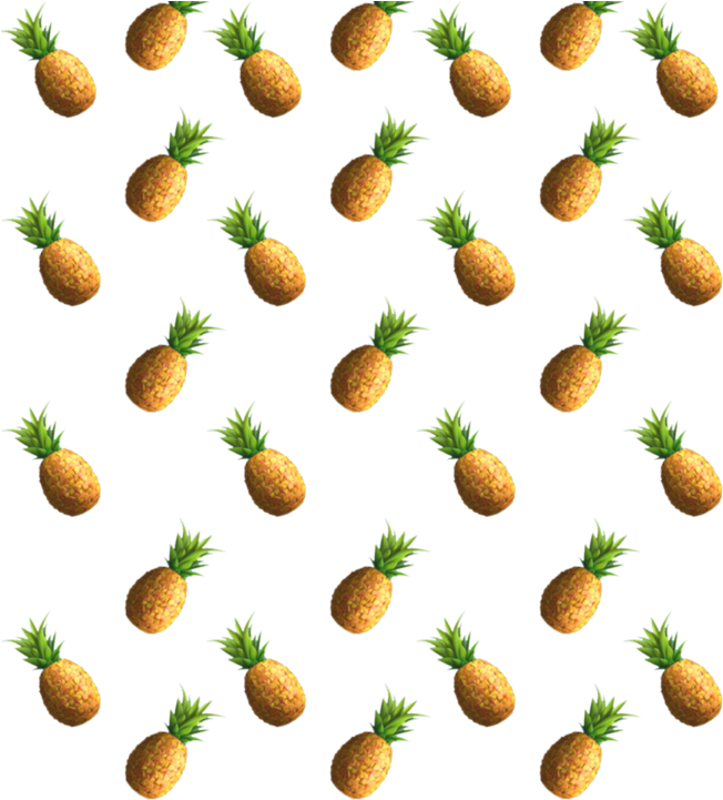 Pineapple Pattern Dark Background PNG