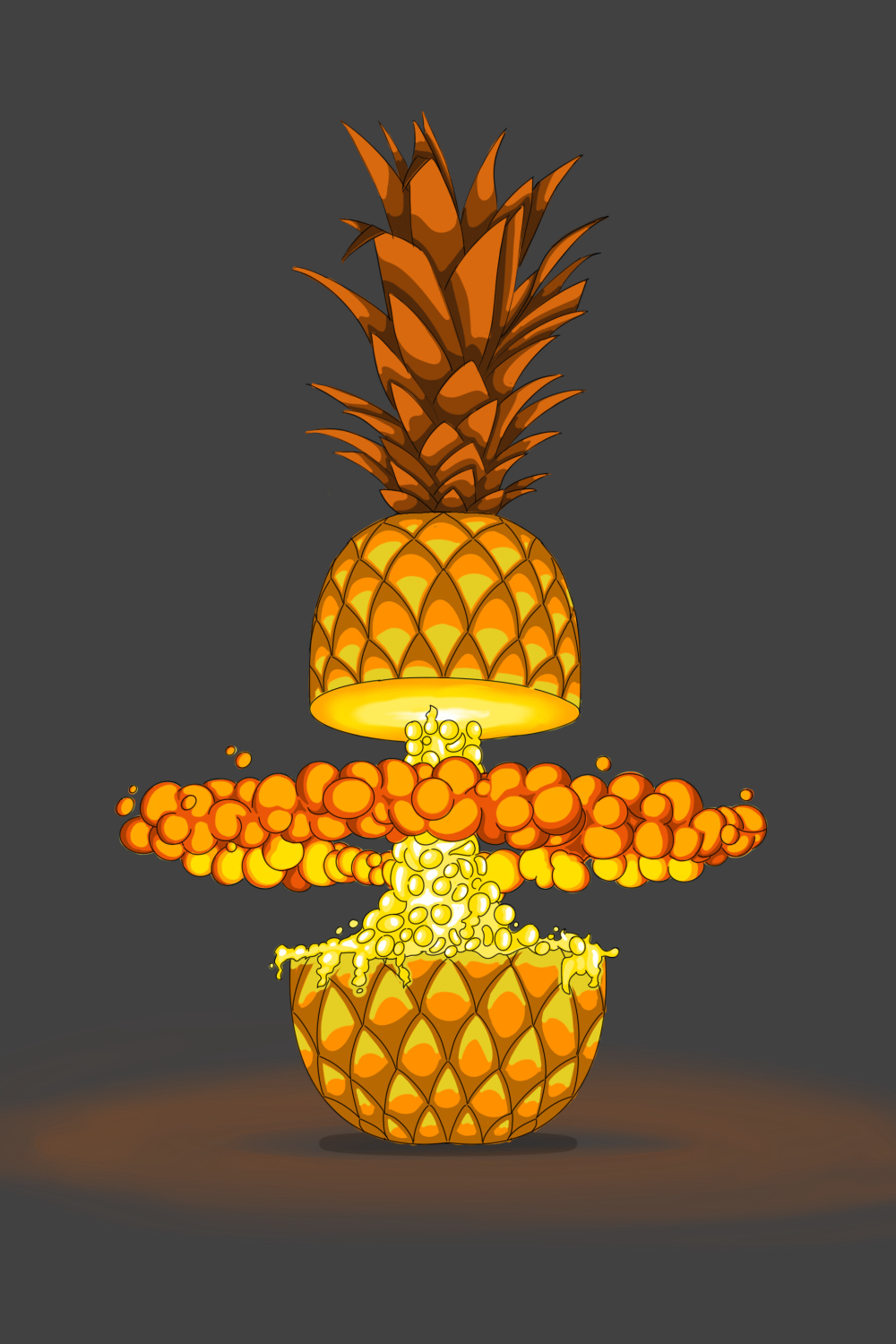 A Pineapple With A Bomb Inside