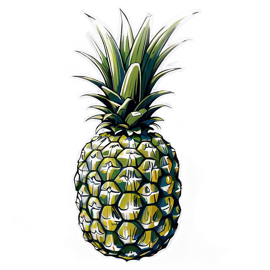 Pineapple Sketch Png Nam PNG