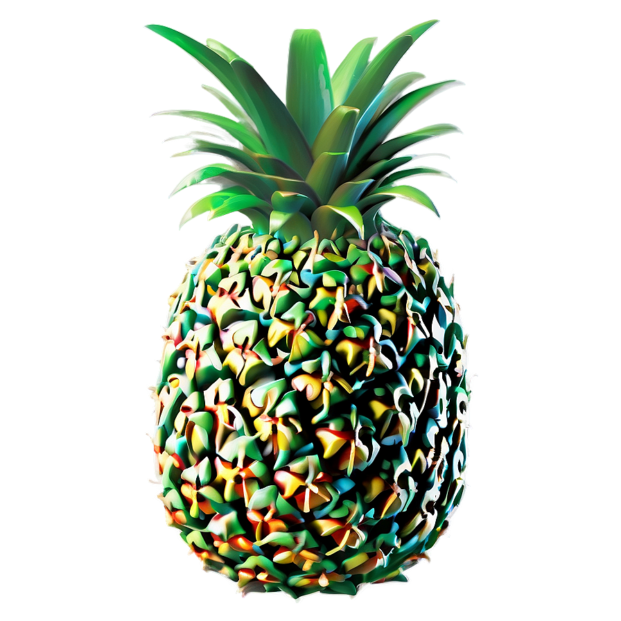 Pineapple Tropical Fruit Png Rlo PNG